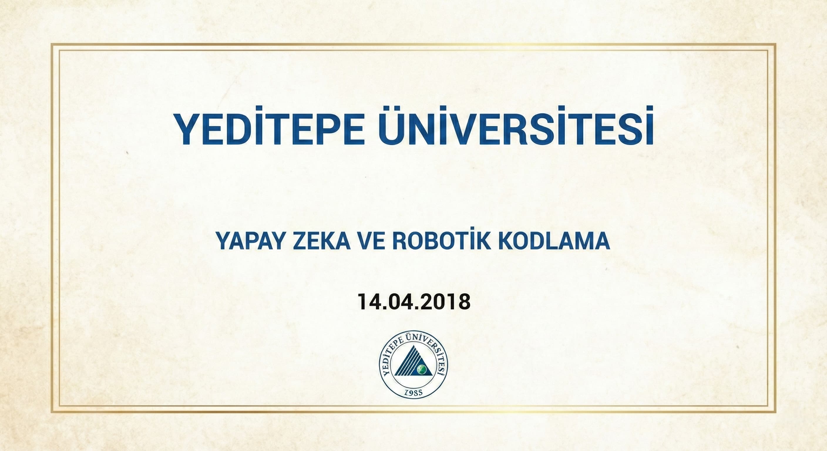 Yapay Zeka ve Robotik Kodlama